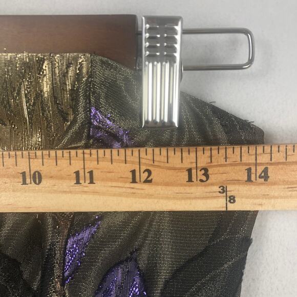 VINTAGE Nadine ‘80’s Party Dress Shiny Green Women’s SZ 4? EUC - Picture 13 of 14